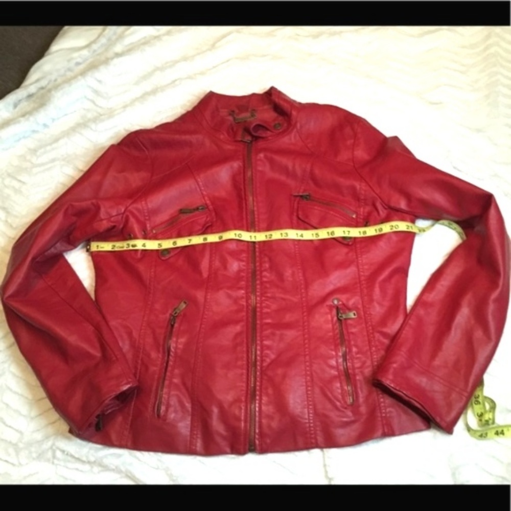 JOU JOU Faux Leather Jacket